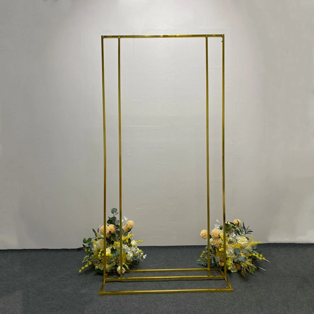 Wedding Arch Square Backdrop Balloon Stand Background Shiny Metal Gold Plating Outdoor Artificial Flower Door Shelf Frame
Wedding Arch Square Backdrop Balloon Stand Background Shiny Metal Gold Plating Outdoor Artificial Flower Door Shelf Frame