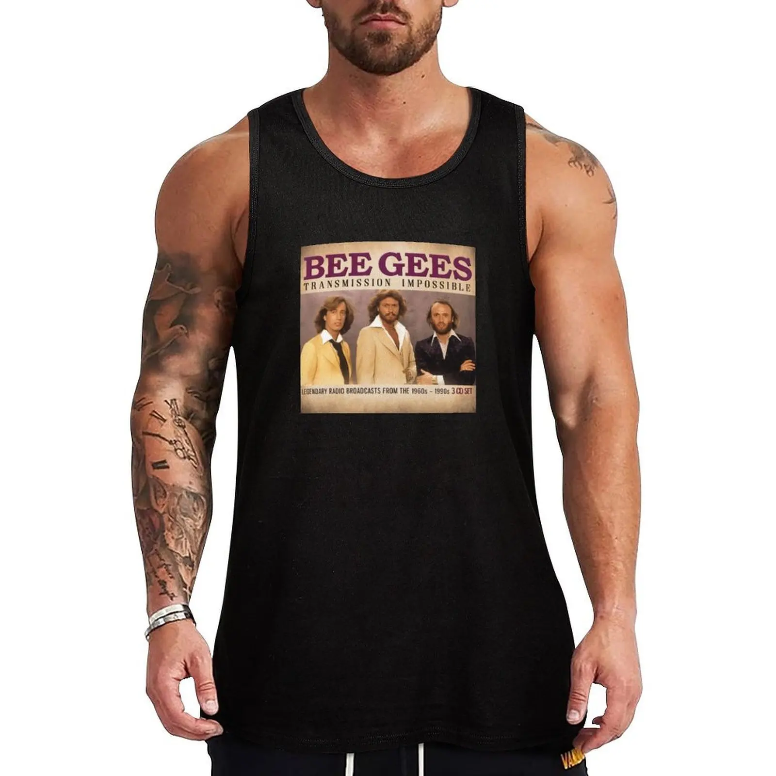 BEE GEES - TRANSMISSION IMPOSSIBLE Tank Top gym men gym shirt man Men's summer clothes Male vest
BEE GEES - TRANSMISSION IMPOSSIBLE Tank Top gym men gym shirt man Men's summer clothes Male vest