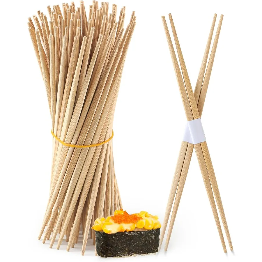 100Pairs Disposable Bamboo Chopsticks for Japanese Sushi Dining Separated Design with NonSlip Grip and Pointed Tips Ideal for R
100Pairs Disposable Bamboo Chopsticks for Japanese Sushi Dining Separated Design with NonSlip Grip and Pointed Tips Ideal for R