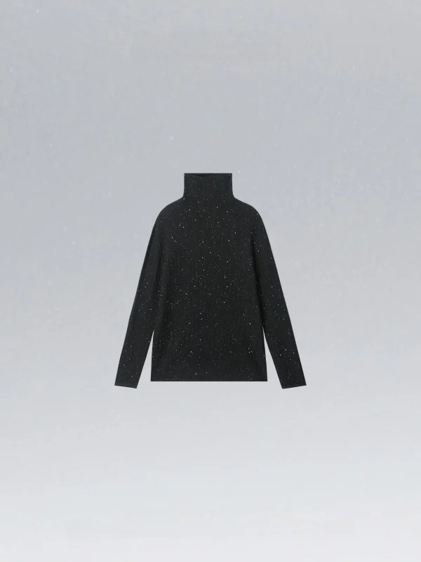 Теплый шерстяной свитер с высоким воротником, женский длинный свитер, блестящий вязаный топ, универсальный, повседневный, омолаживающий, модная зимняя одежда
Теплый шерстяной свитер с высоким воротником, женский длинный свитер, блестящий вязаный топ, универсальный, повседневный, омолаживающий, модная зимняя одежда