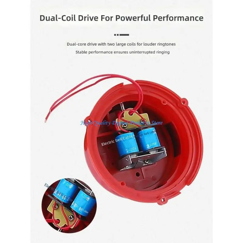 U2JE Steel Heavy Duty Impact Alarm Toll with Double Cores Drive & Loud Sound Corrosion Resistant for Hazardous Environment
U2JE Steel Heavy Duty Impact Alarm Toll with Double Cores Drive & Loud Sound Corrosion Resistant for Hazardous Environment
