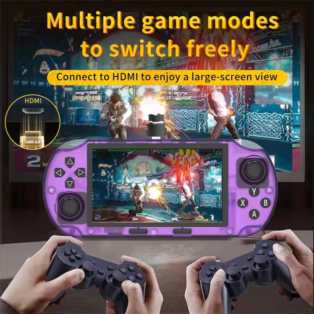 FANGTUOSI Retro Handheld Video Game Console Classic Games Pocket Player with 4.5 Inch IPS Screen 3000mAh Portable Linux System
FANGTUOSI Retro Handheld Video Game Console Classic Games Pocket Player with 4.5 Inch IPS Screen 3000mAh Portable Linux System