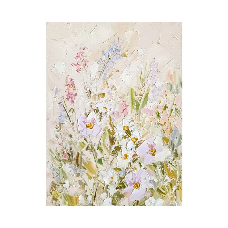 Hand painted oil painting flower living room decorative painting hanging painting behind sofa
Hand painted oil painting flower living room decorative painting hanging painting behind sofa