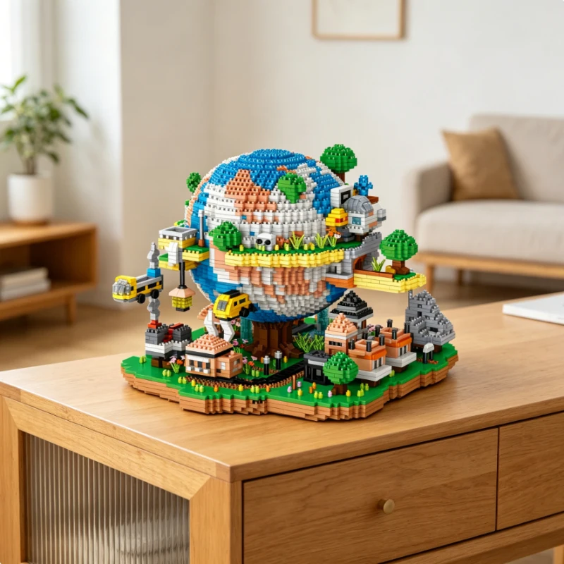 Creative Global Village Earth Micro Diamond Building Blocks Model Home Decor Collectible Assemblyl Ornament Gift
Creative Global Village Earth Micro Diamond Building Blocks Model Home Decor Collectible Assemblyl Ornament Gift