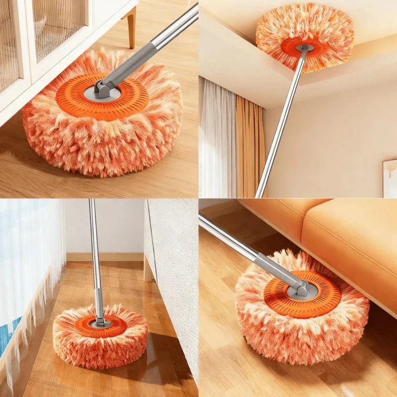 360 ° Rotating Adjustable Round Cleaning Mop, Long Handle Extendable Wall Cleaning Mop, Suitable For Walls, Ceilings, Windows
360 ° Rotating Adjustable Round Cleaning Mop, Long Handle Extendable Wall Cleaning Mop, Suitable For Walls, Ceilings, Windows