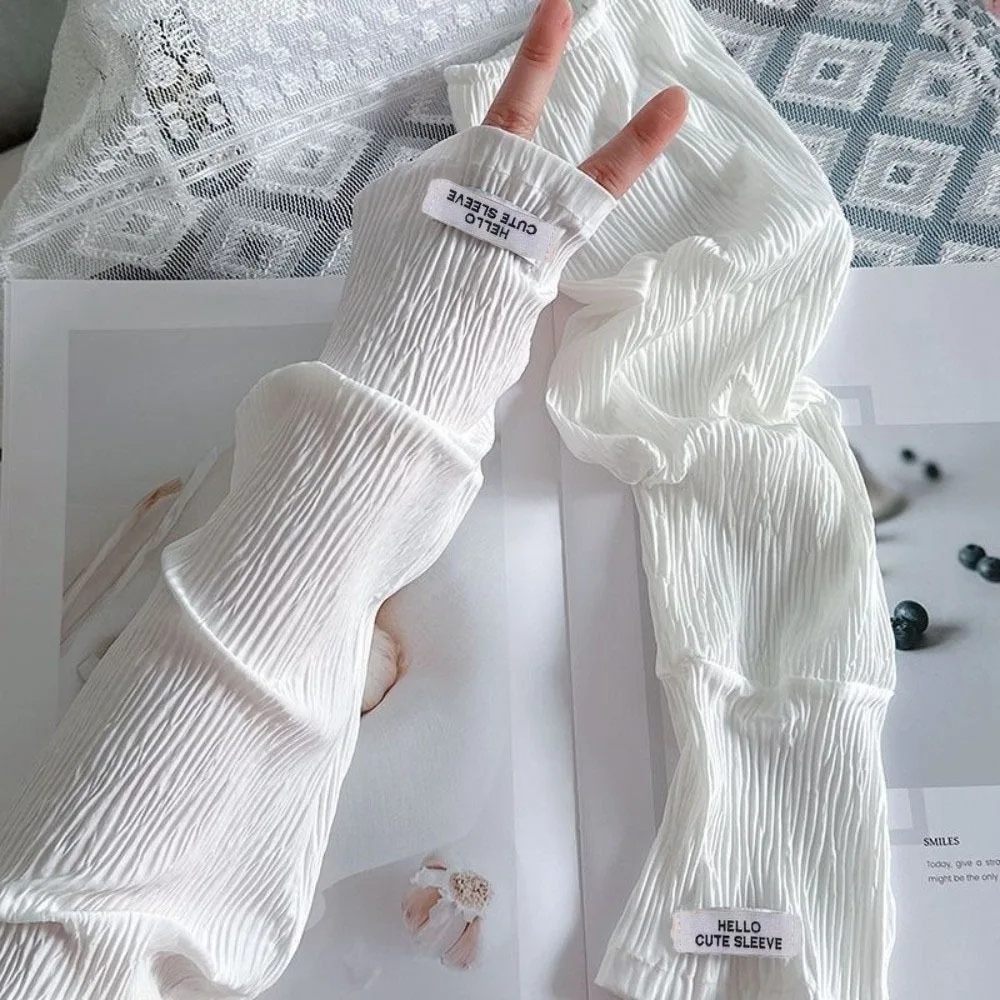 Breathable Lace Sun Protection Sleeves Lightweight Fabric Elastic Ruffle Trim Mesh Arm Covers Skin-Friendly Mesh
Breathable Lace Sun Protection Sleeves Lightweight Fabric Elastic Ruffle Trim Mesh Arm Covers Skin-Friendly Mesh