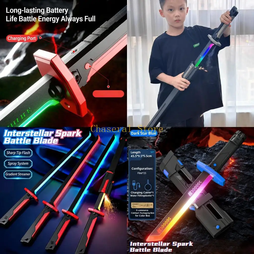 E7CE Ergonomic Handle Effect Swords Toy with Simulation Sound And LED Effects
E7CE Ergonomic Handle Effect Swords Toy with Simulation Sound And LED Effects