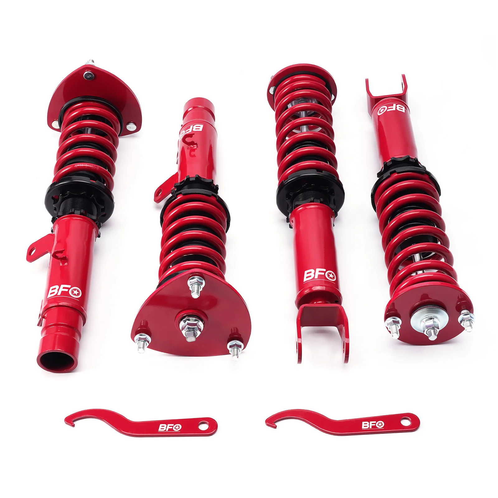 BFO Coilovers Shocks Struts Lowering Kit For Honda Accord 2013-2017 Adjustable Coilovers
BFO Coilovers Shocks Struts Lowering Kit For Honda Accord 2013-2017 Adjustable Coilovers