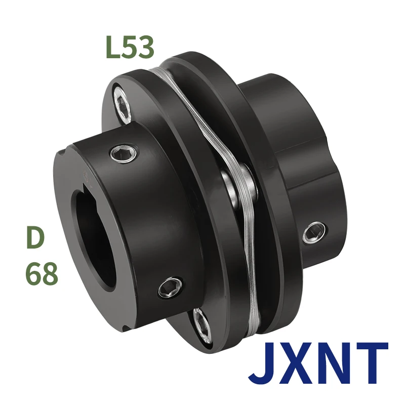 JXNT45# Steel D68L53single diaphragm single step coupling High rigidity elastic diaphragm precision coupling
JXNT45# Steel D68L53single diaphragm single step coupling High rigidity elastic diaphragm precision coupling