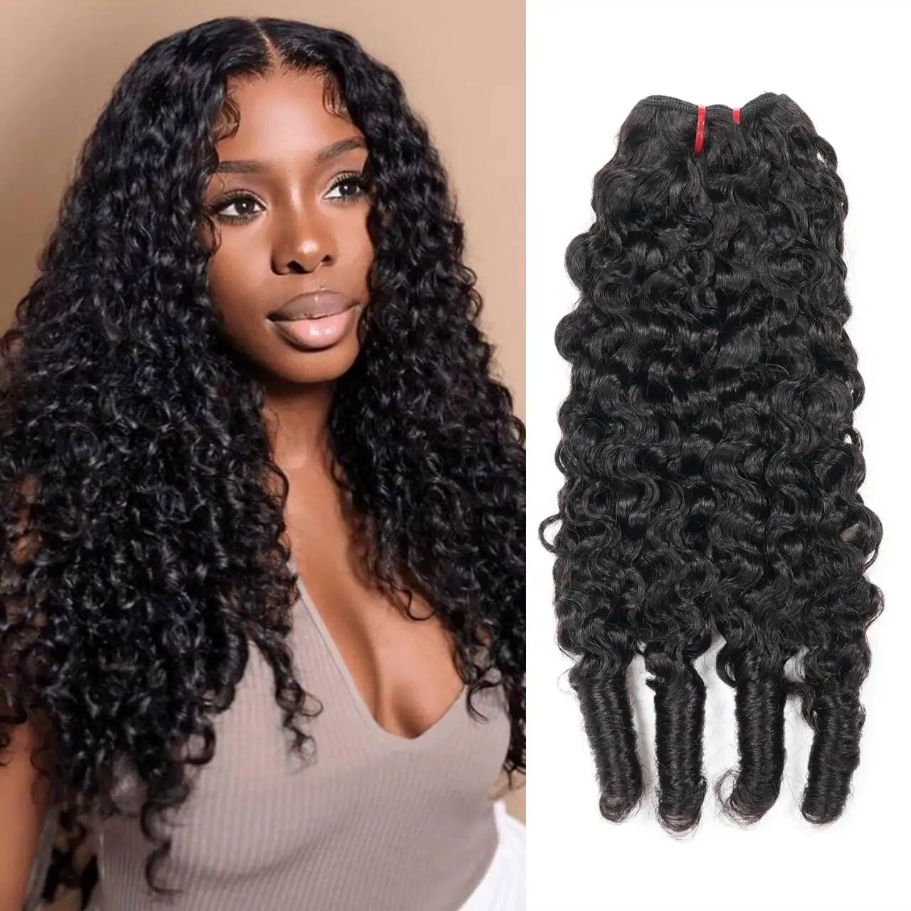 1/3PCS Burmese Curly Bundles Human Hair 100% Unprocessed 12A Brazilian Virgin Human Hair Extensions with Spiral Curly End 3C 4A
1/3PCS Burmese Curly Bundles Human Hair 100% Unprocessed 12A Brazilian Virgin Human Hair Extensions with Spiral Curly End 3C 4A