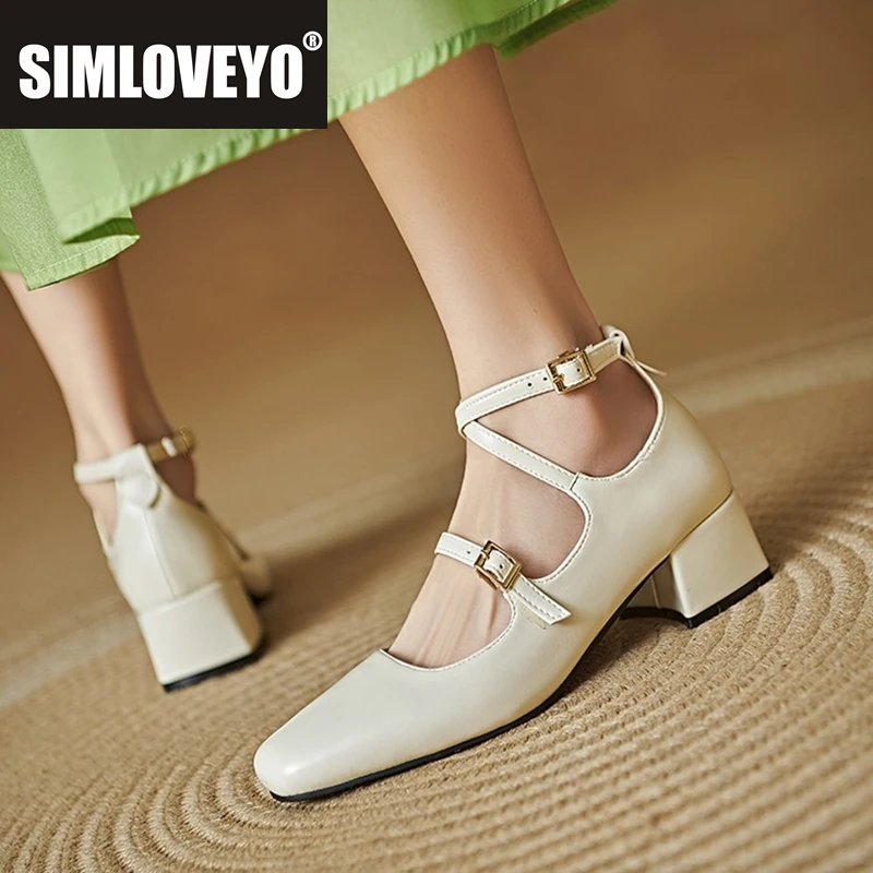 SIMLOVEYO Весенние женские туфли-лодочки Мэри Джейн с пряжками и квадратным носком 4,5 см, черный, бежевый, серебристый, большой размер 42, 43 45, 46 US15
SIMLOVEYO Весенние женские туфли-лодочки Мэри Джейн с пряжками и квадратным носком 4,5 см, черный, бежевый, серебристый, большой размер 42, 43 45, 46 US15