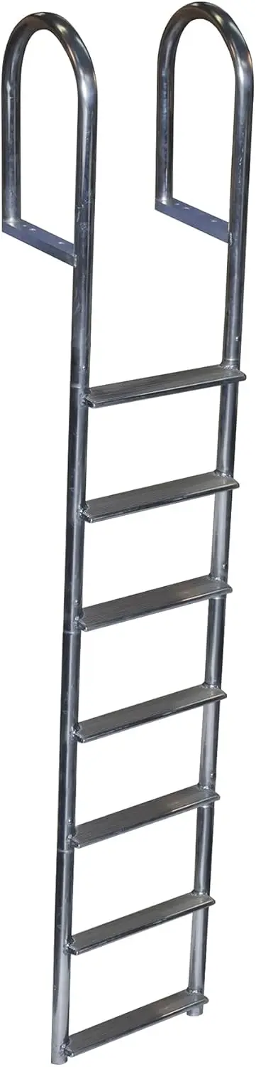Edge + Wide Step Fixed Dock Ladder, 7 Step, Fixed, Welded, Aluminum
Edge + Wide Step Fixed Dock Ladder, 7 Step, Fixed, Welded, Aluminum