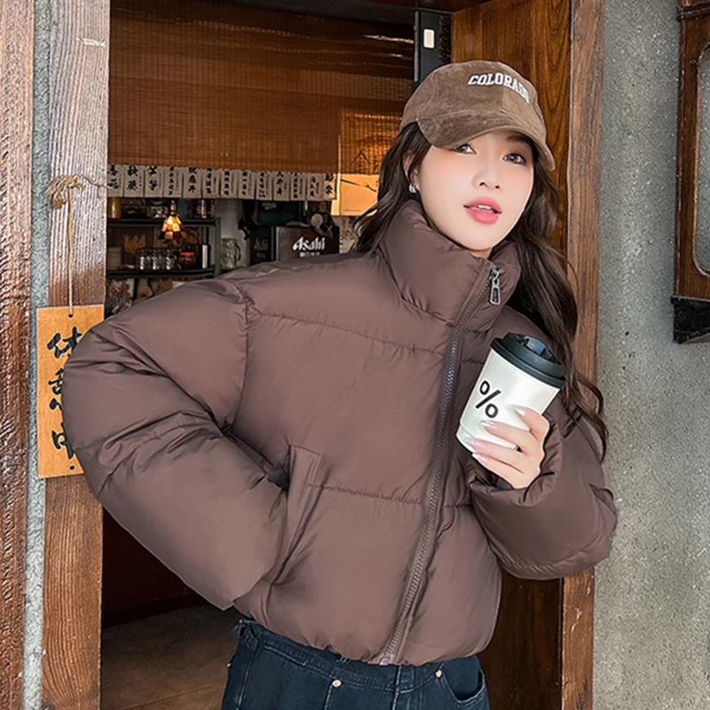 Korean Vintage Short Parkas Women Casual All Match Loose Simplicity Stand Neck Down Coat Female Thick Warm New Outerwear
Korean Vintage Short Parkas Women Casual All Match Loose Simplicity Stand Neck Down Coat Female Thick Warm New Outerwear