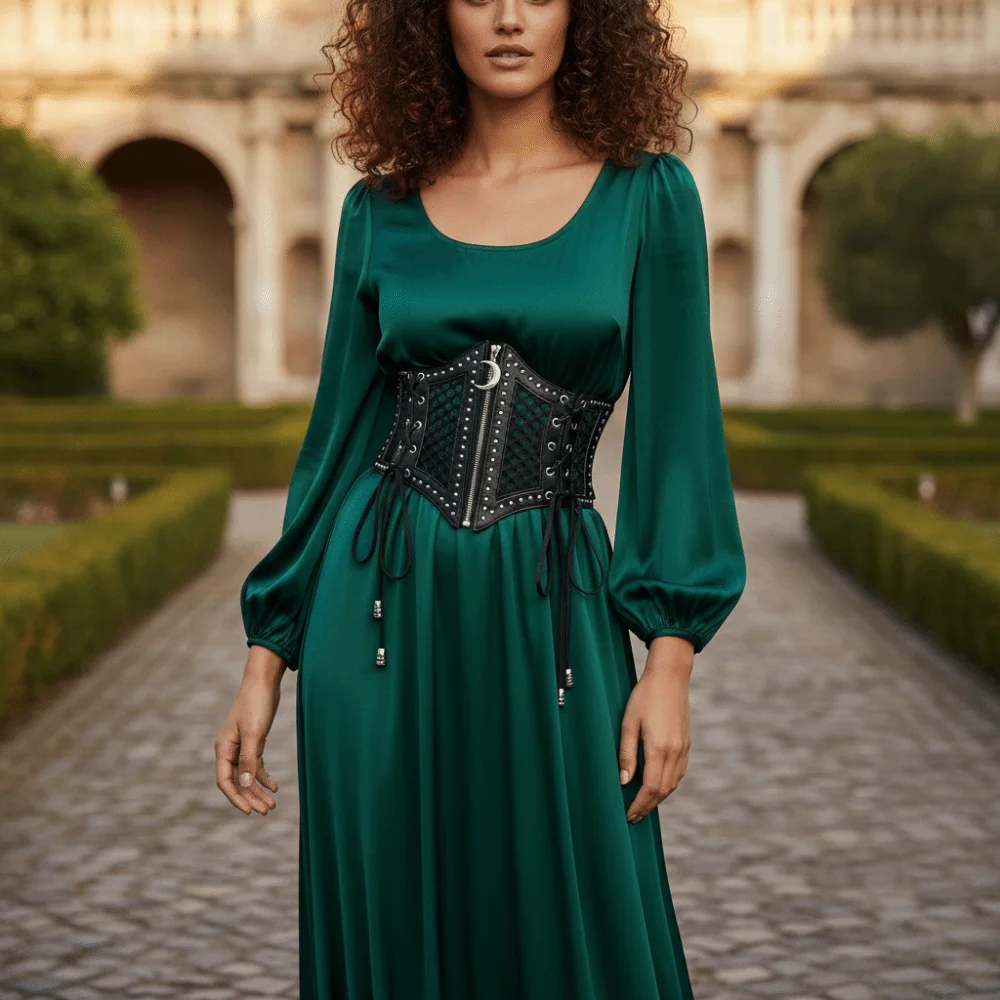 Повседневный женский пояс из искусственной кожи с сетчатыми вырезами, черный, широкий, с перекрестной цепью, в темном стиле
Повседневный женский пояс из искусственной кожи с сетчатыми вырезами, черный, широкий, с перекрестной цепью, в темном стиле