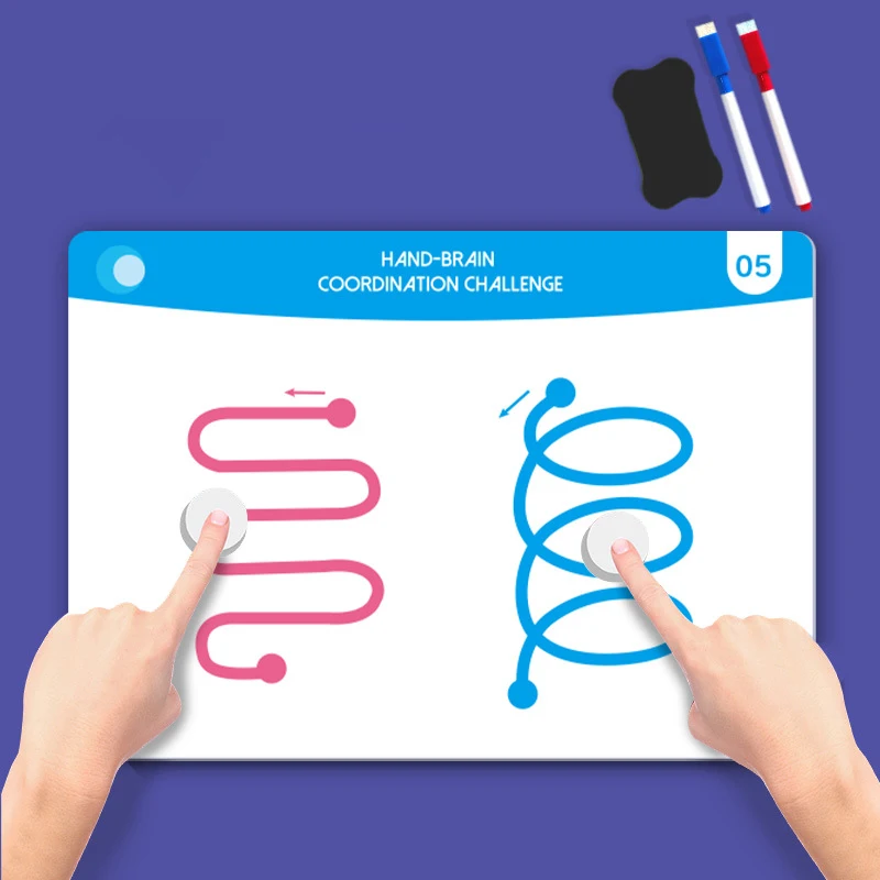 Карты для обучения мышлению всего мозга для улучшения концентрации и внимание, совместное развитие мелкой моторики
Карты для обучения мышлению всего мозга для улучшения концентрации и внимание, совместное развитие мелкой моторики