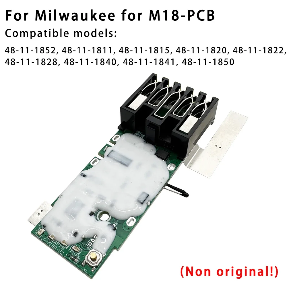 Для M18 печатная плата защиты от зарядки для Milwaukee 18 В 3 Ач 4 Ач 5 Ач 6 Ач литий-ионный аккумулятор печатная плата материнская плата 48-11-1811
Для M18 печатная плата защиты от зарядки для Milwaukee 18 В 3 Ач 4 Ач 5 Ач 6 Ач литий-ионный аккумулятор печатная плата материнская плата 48-11-1811