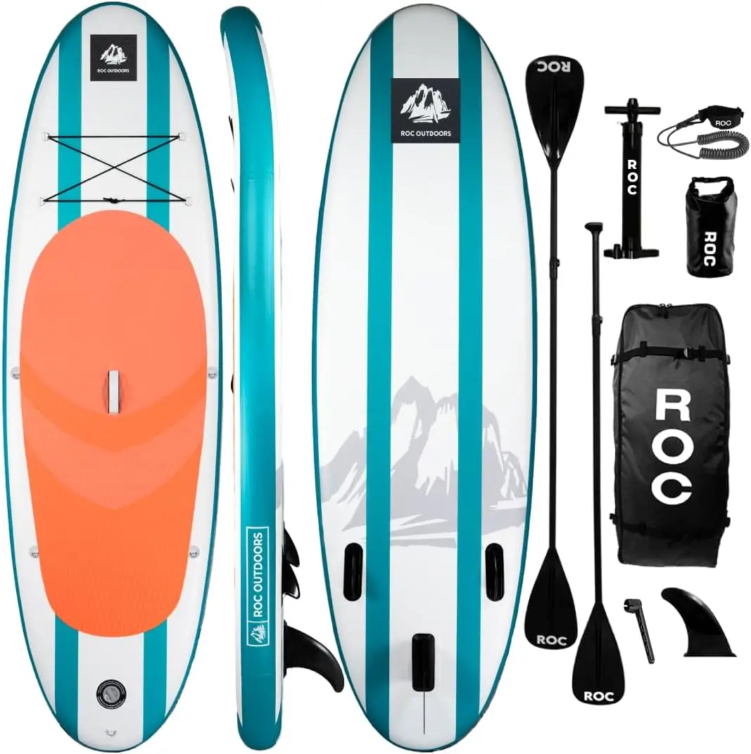 Inflatable Stand Up Paddle Board with Premium SUP Paddle Board Accessories, Wide Stable Design, Non-Slip Comfort Deck for Youth
Inflatable Stand Up Paddle Board with Premium SUP Paddle Board Accessories, Wide Stable Design, Non-Slip Comfort Deck for Youth