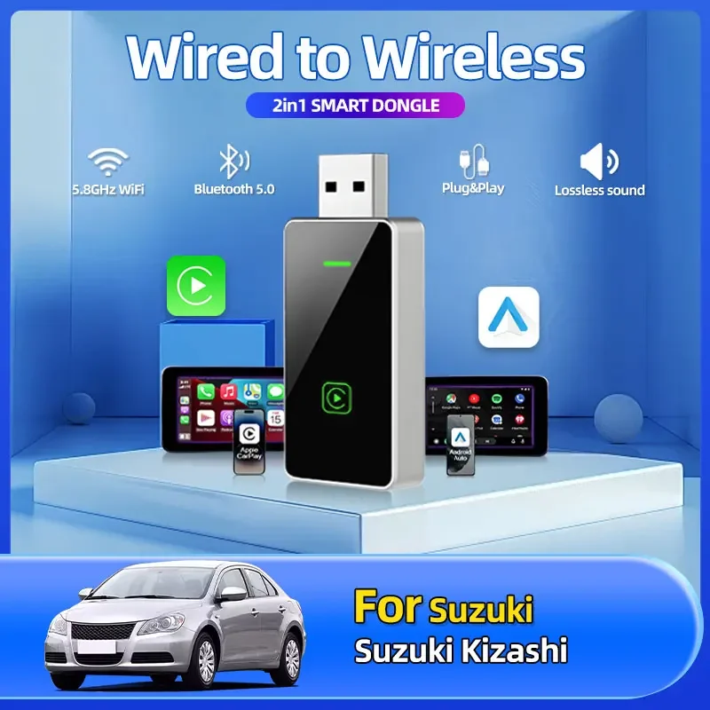 1pc 2025 New Car Styling 2in1 Wireless Android Auto Adapter Carplay Smart Dongle Plug And Play Car Accessorie For Suzuki Kizashi
1pc 2025 New Car Styling 2in1 Wireless Android Auto Adapter Carplay Smart Dongle Plug And Play Car Accessorie For Suzuki Kizashi