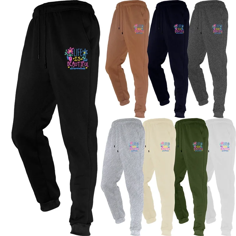 Мужские спортивные штаны для бега, активные флисовые спортивные штаны для мужчин с карманом на молнии и шнурком
Мужские спортивные штаны для бега, активные флисовые спортивные штаны для мужчин с карманом на молнии и шнурком