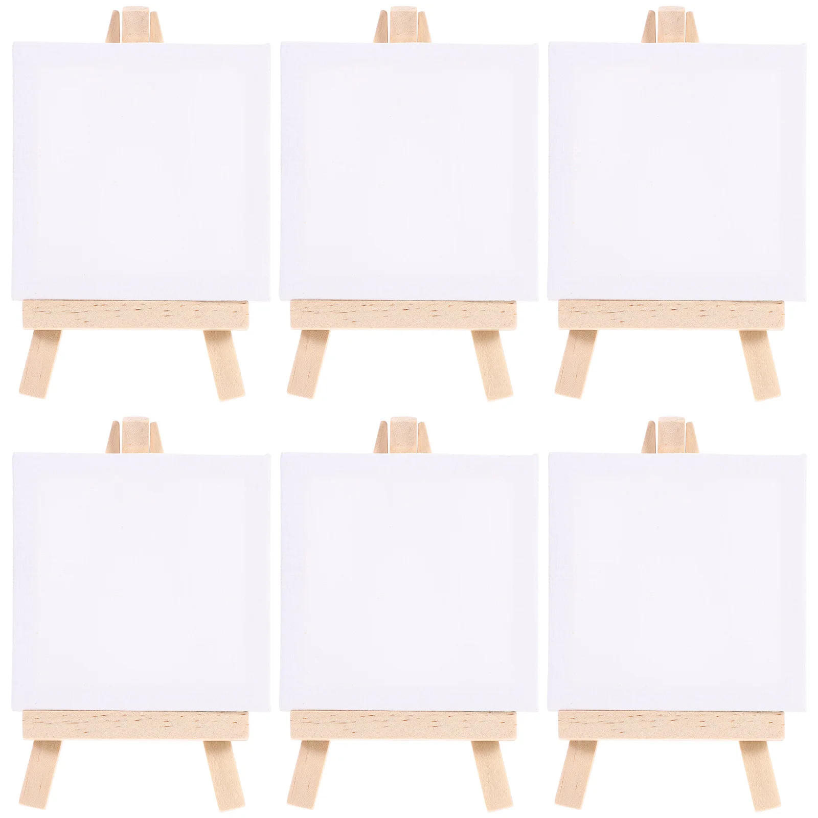 6 set 6 Sets Mini Wooden Easel Small Stretched Canvas Painting Kit for Toddler Kids Beginner Artist Craft Gift Supplies
6 set 6 Sets Mini Wooden Easel Small Stretched Canvas Painting Kit for Toddler Kids Beginner Artist Craft Gift Supplies
