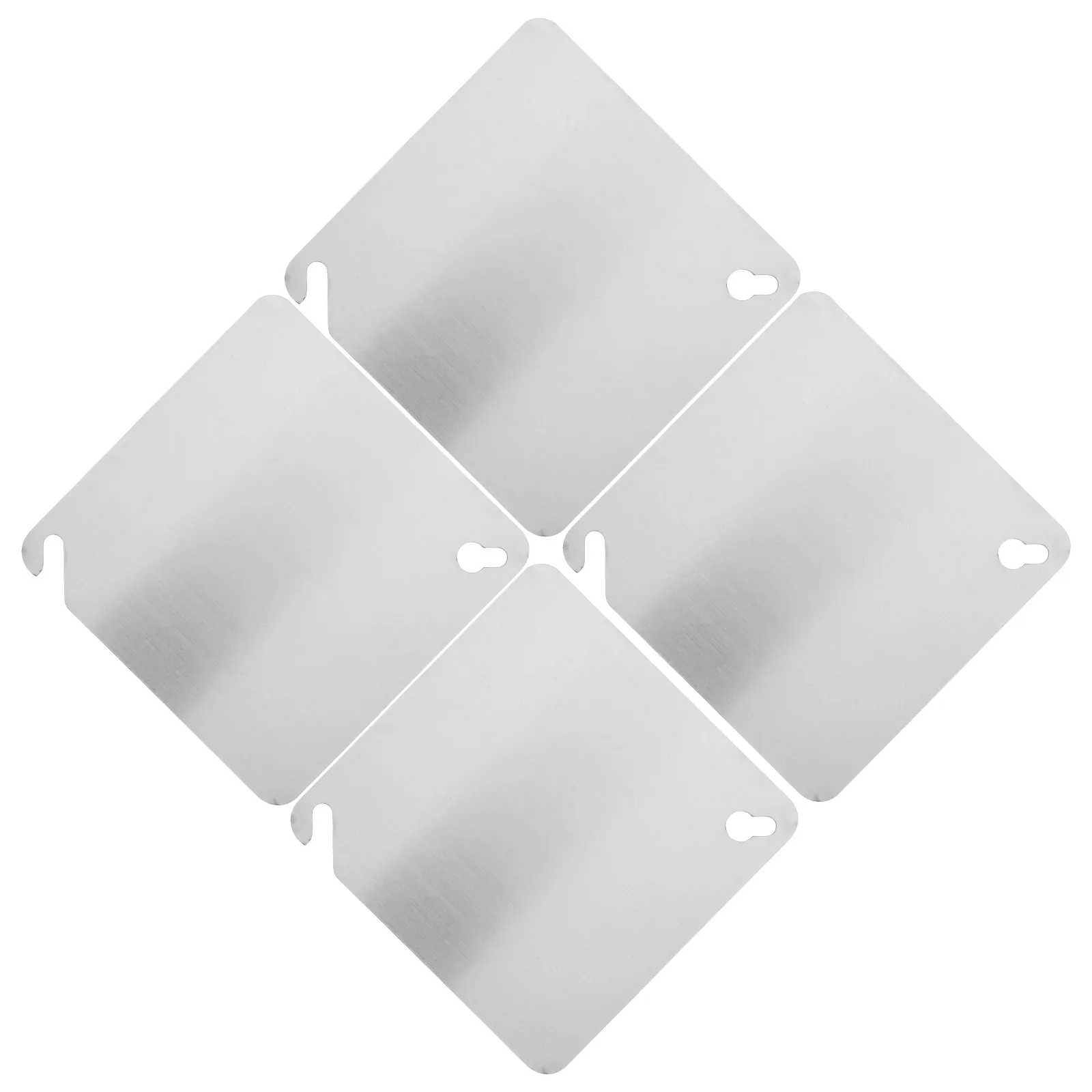 4Pcs Metal Electrical Box Cover Plates Square Flat Blank Design Universal Fit for Electric Meter Box Outlet Plate Cover
4Pcs Metal Electrical Box Cover Plates Square Flat Blank Design Universal Fit for Electric Meter Box Outlet Plate Cover