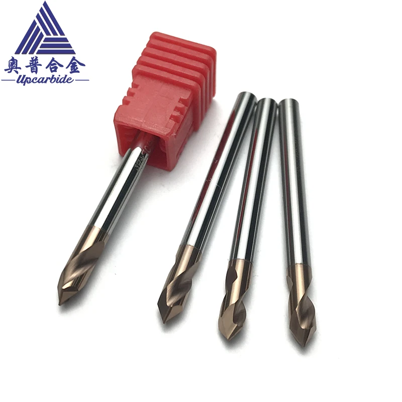 55HRC Carbide Chamfer Milling Cutter 60 90 120° 2 Flutes Chamfering Spotting End Mills For Steel
55HRC Carbide Chamfer Milling Cutter 60 90 120° 2 Flutes Chamfering Spotting End Mills For Steel