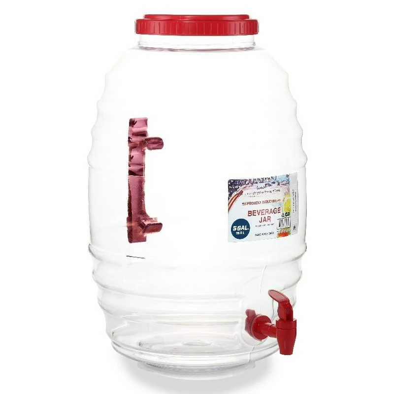 5 Gallon Vitrolero Red Beverage Dispenser
5 Gallon Vitrolero Red Beverage Dispenser