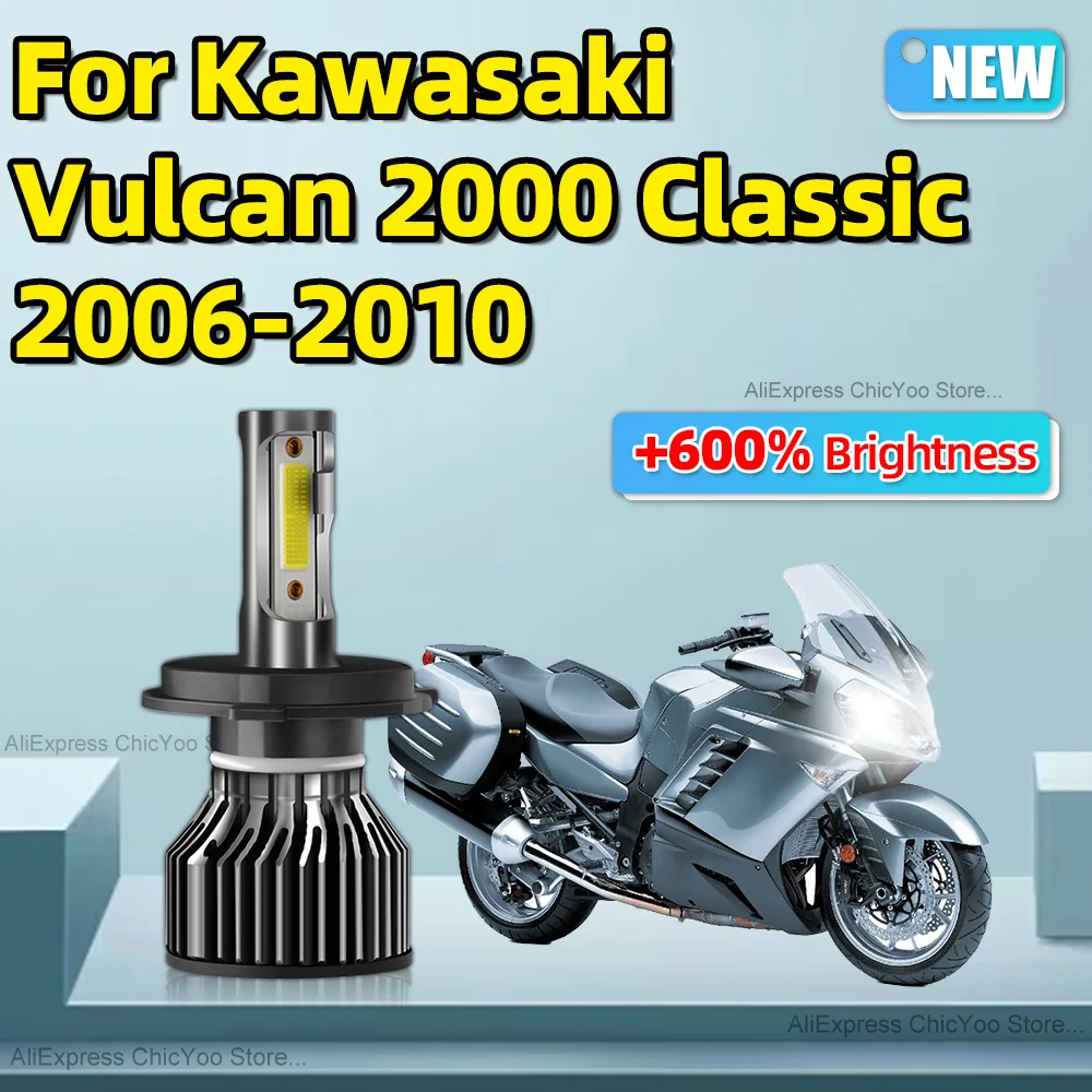 For Kawasaki Vulcan 2000 Classic 2006-2010 High Quality 1PCS 6000K 15000LM H4 LED Headlight Motorcycle Bulb Motorbike Lamp12V
For Kawasaki Vulcan 2000 Classic 2006-2010 High Quality 1PCS 6000K 15000LM H4 LED Headlight Motorcycle Bulb Motorbike Lamp12V