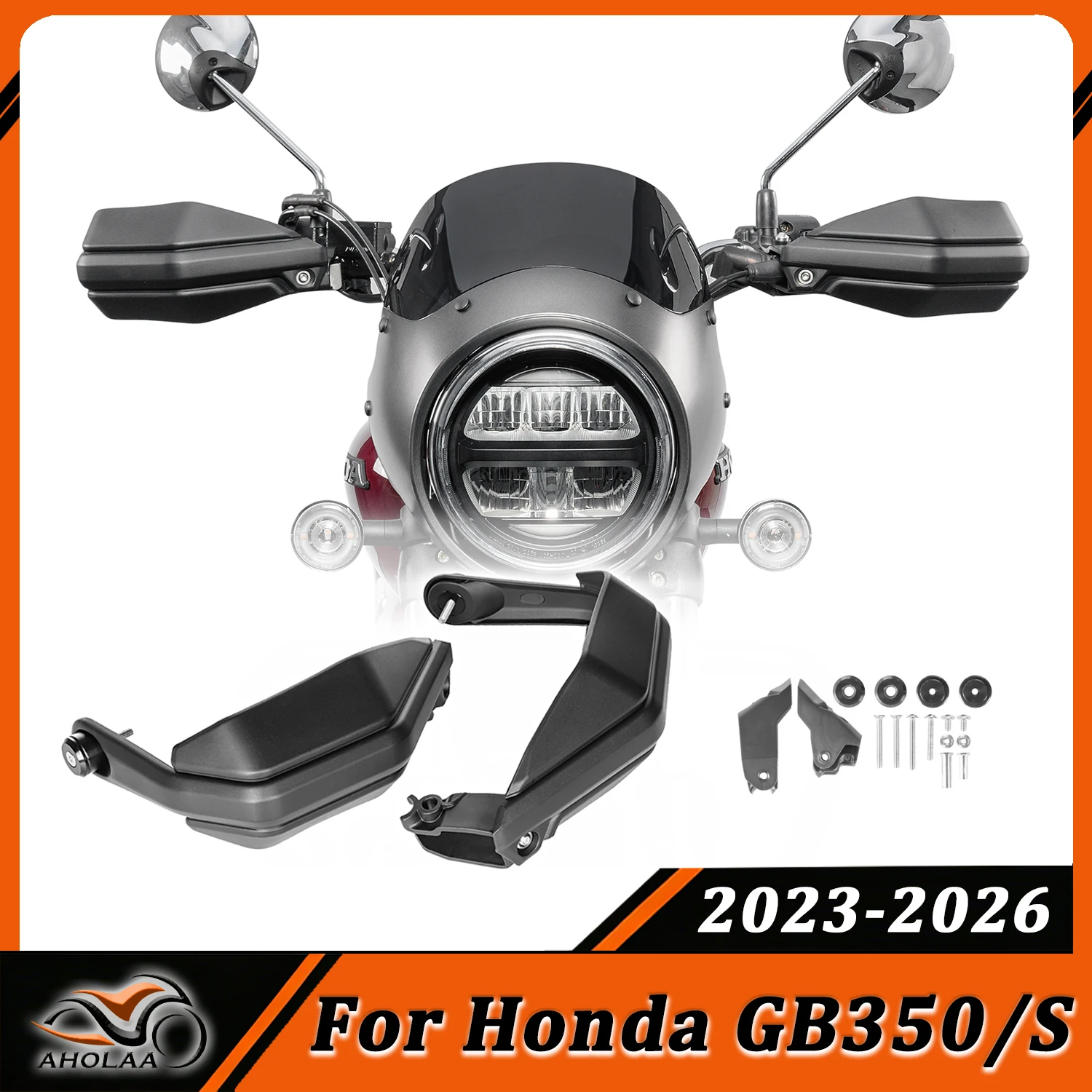 Защитные накладки на руль (хэндгарды) для Honda GB350 GB 350 S, 2023-2026 гг.
Защитные накладки на руль (хэндгарды) для Honda GB350 GB 350 S, 2023-2026 гг.