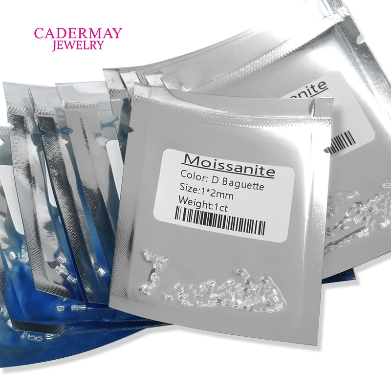 Cadermay 2x1mm-6x3mm Small Size Price Per Carat 1ct Melee Loose Baguette Moissanite Stones D color VVS Moissanite Loose Stone
Cadermay 2x1mm-6x3mm Small Size Price Per Carat 1ct Melee Loose Baguette Moissanite Stones D color VVS Moissanite Loose Stone