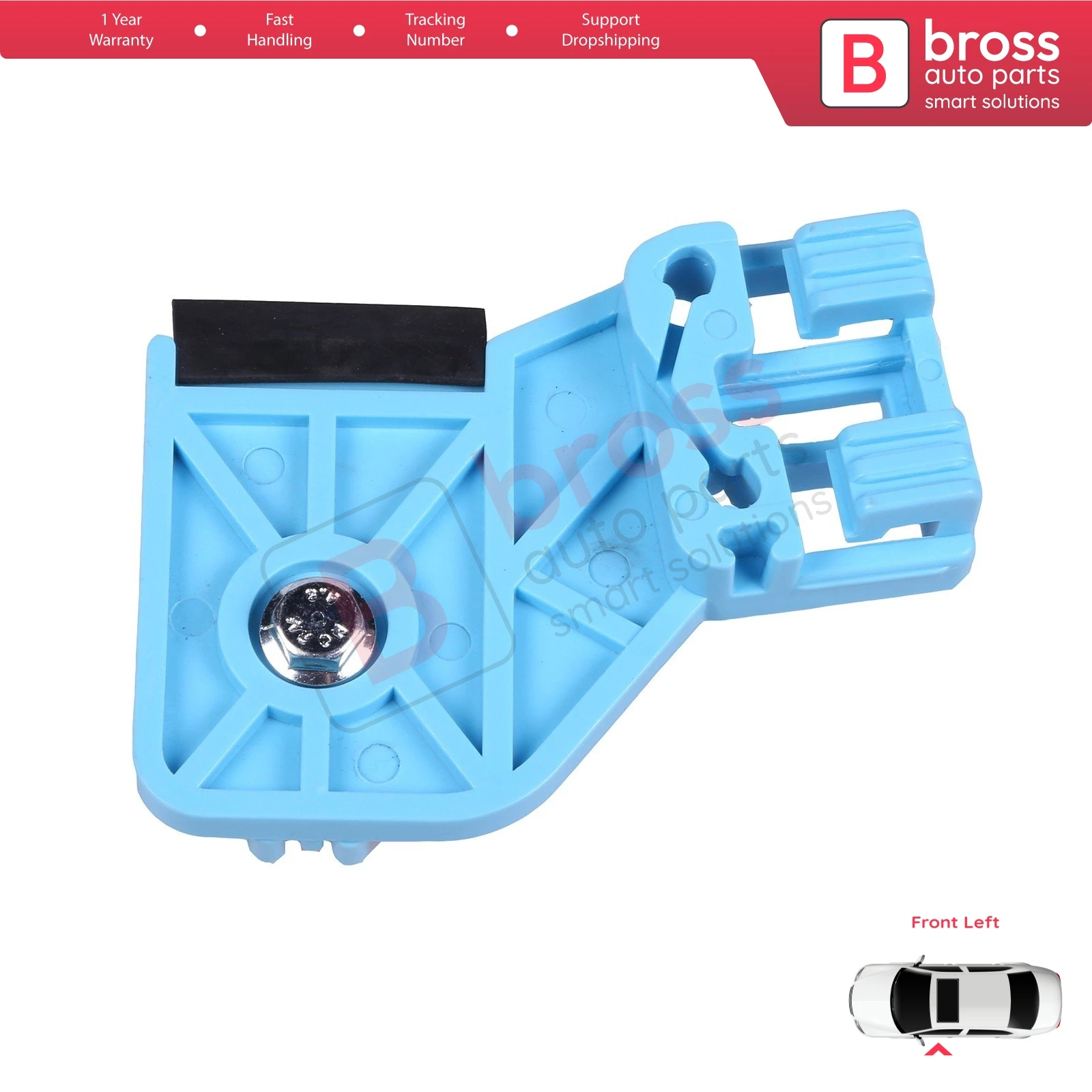BWR177 Window Regulator Repair Clips Front Left L2 Door for VW Polo MK4 6Q 9A 9N 9N3 9A4 4/5-Door Hatchback Sedan 6Q4837461
BWR177 Window Regulator Repair Clips Front Left L2 Door for VW Polo MK4 6Q 9A 9N 9N3 9A4 4/5-Door Hatchback Sedan 6Q4837461