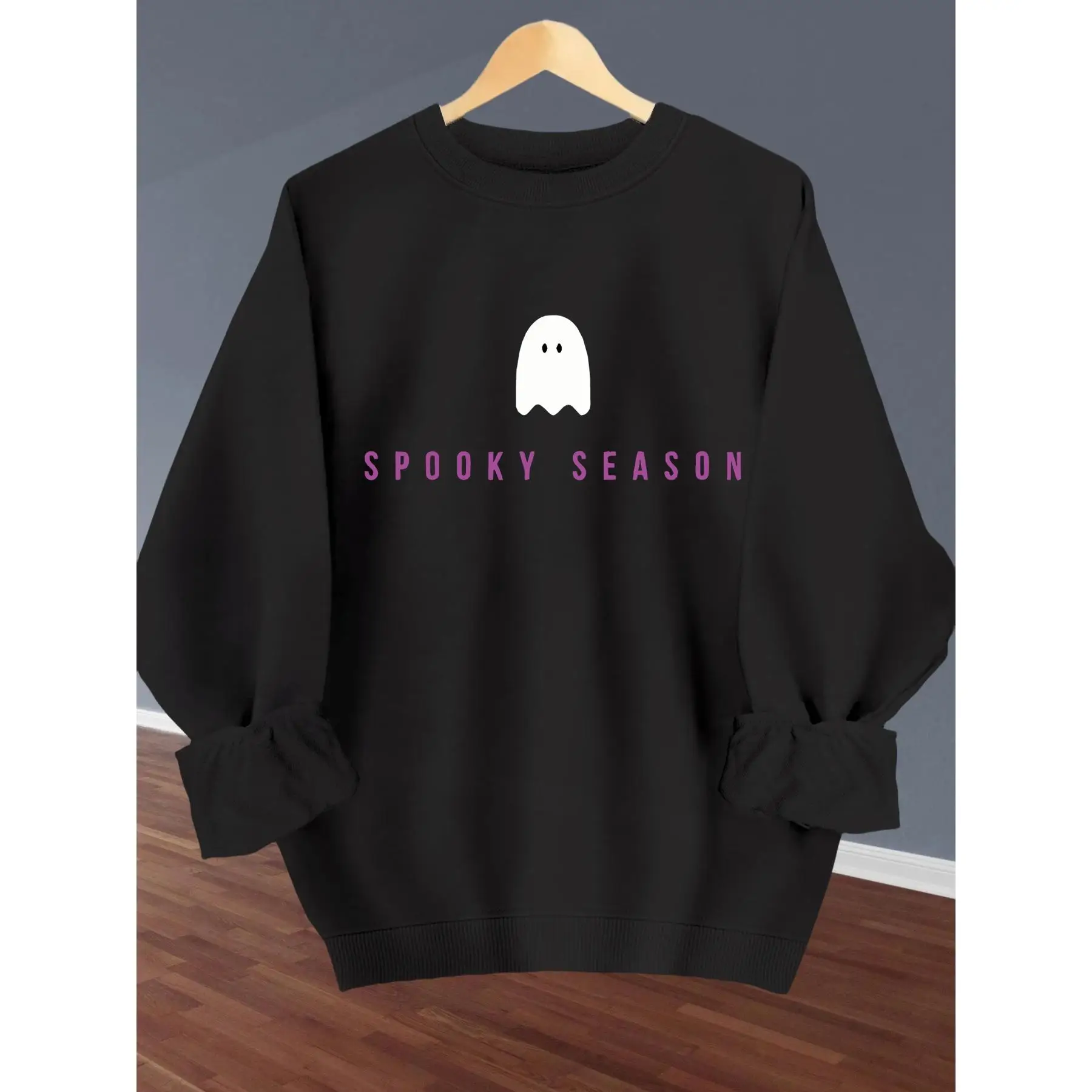 Spooky Season Halloween Sweatshirt | Women's Cute Ghost Crewneck Jumper | Horror Theme Graphic Fall Long Sleeve Pullover
Spooky Season Halloween Sweatshirt | Women's Cute Ghost Crewneck Jumper | Horror Theme Graphic Fall Long Sleeve Pullover