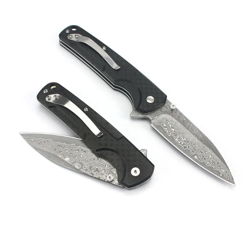 New Folding Pocket Outdoor Camping Survival Knife Tactical Hunting Damascus Blade Portable Fruit Self-defense EDC Tools Knives
New Folding Pocket Outdoor Camping Survival Knife Tactical Hunting Damascus Blade Portable Fruit Self-defense EDC Tools Knives
