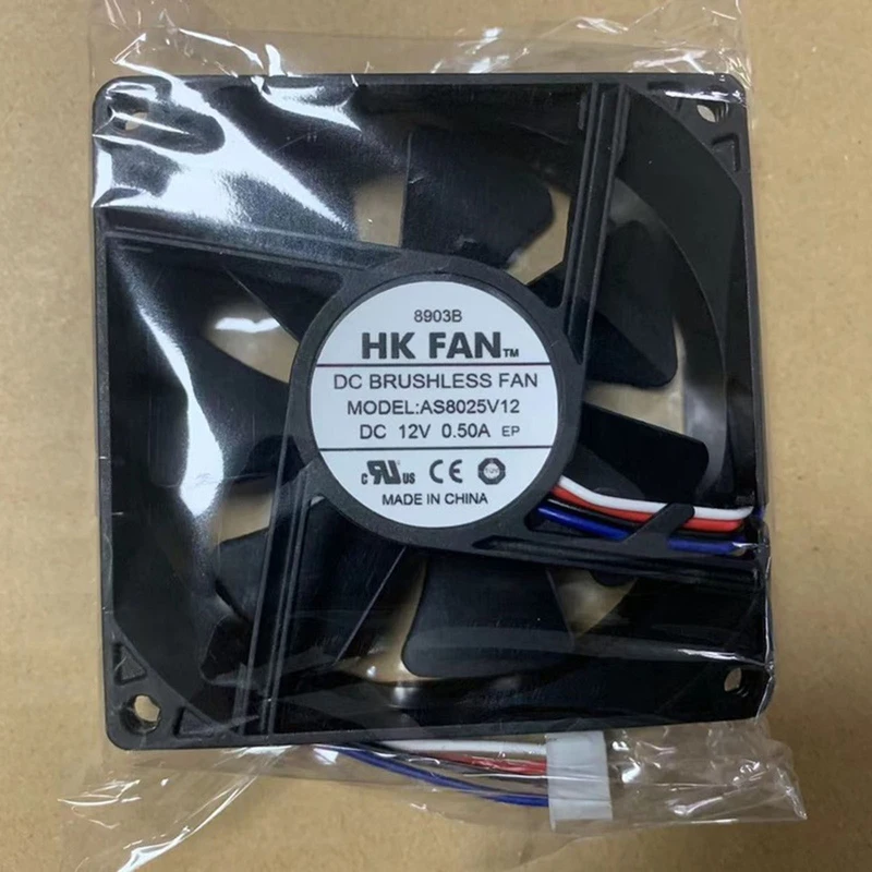 HJY 1PCS New HKFAN AS8025V12 DC12V 0.50A 4 Pin Cooling Fan *ll
HJY 1PCS New HKFAN AS8025V12 DC12V 0.50A 4 Pin Cooling Fan *ll