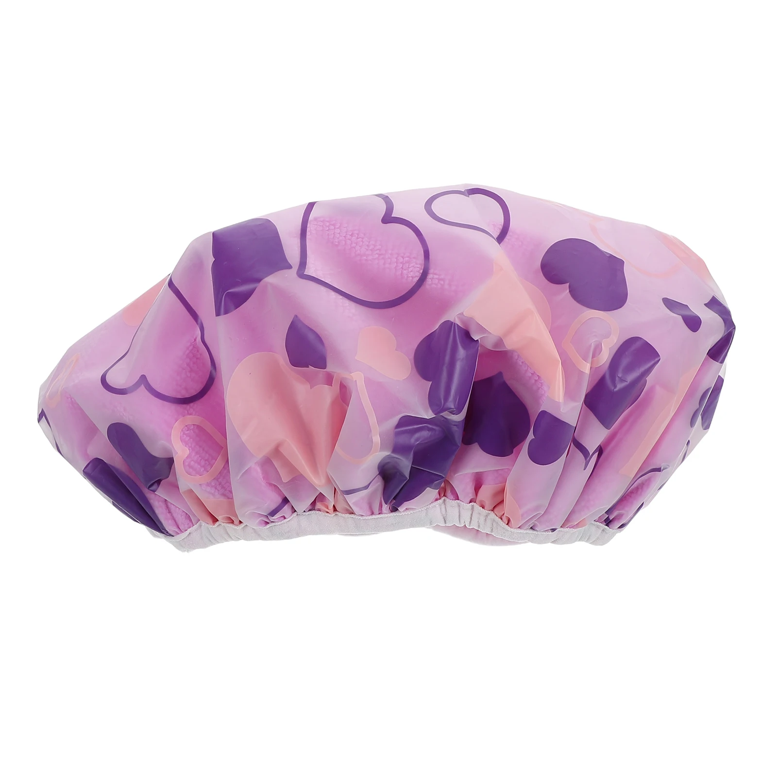 Shower Cap Bathing Accessories Hair Drying Towel Girls Heart-shaped Print Violet Bonnet Travel
Shower Cap Bathing Accessories Hair Drying Towel Girls Heart-shaped Print Violet Bonnet Travel