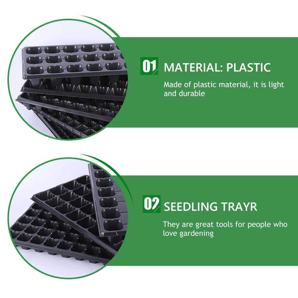 10Pcs Plant Growing Trays Breathable Anti-Deformation Seedling Starter Kit for Outdoor Indoor Garden Nursery Propagator Sowing
10Pcs Plant Growing Trays Breathable Anti-Deformation Seedling Starter Kit for Outdoor Indoor Garden Nursery Propagator Sowing