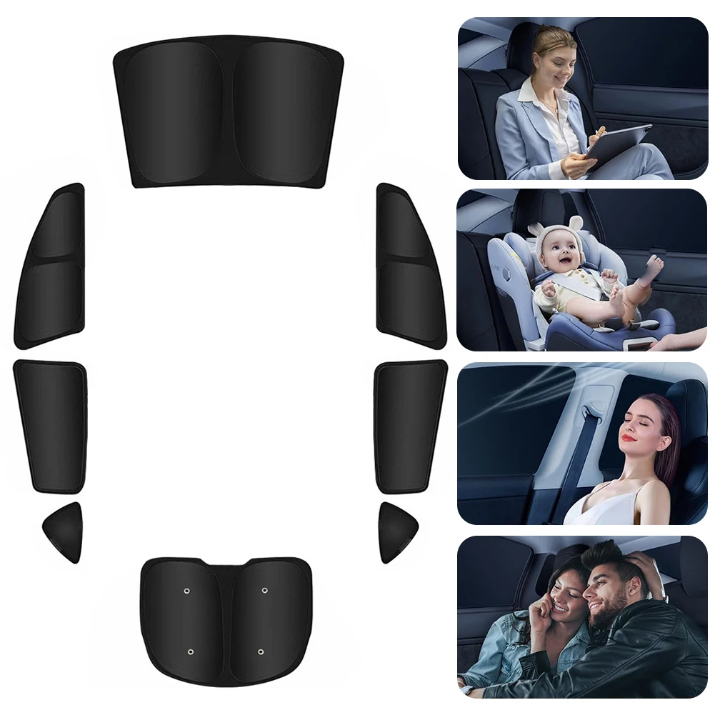 8Pcs/Set Car Multi Sun Shade UV Protection Car Windows Sun Shade Auto Sun Shade for Tesla Model Y 2020-2024 Accessories
8Pcs/Set Car Multi Sun Shade UV Protection Car Windows Sun Shade Auto Sun Shade for Tesla Model Y 2020-2024 Accessories