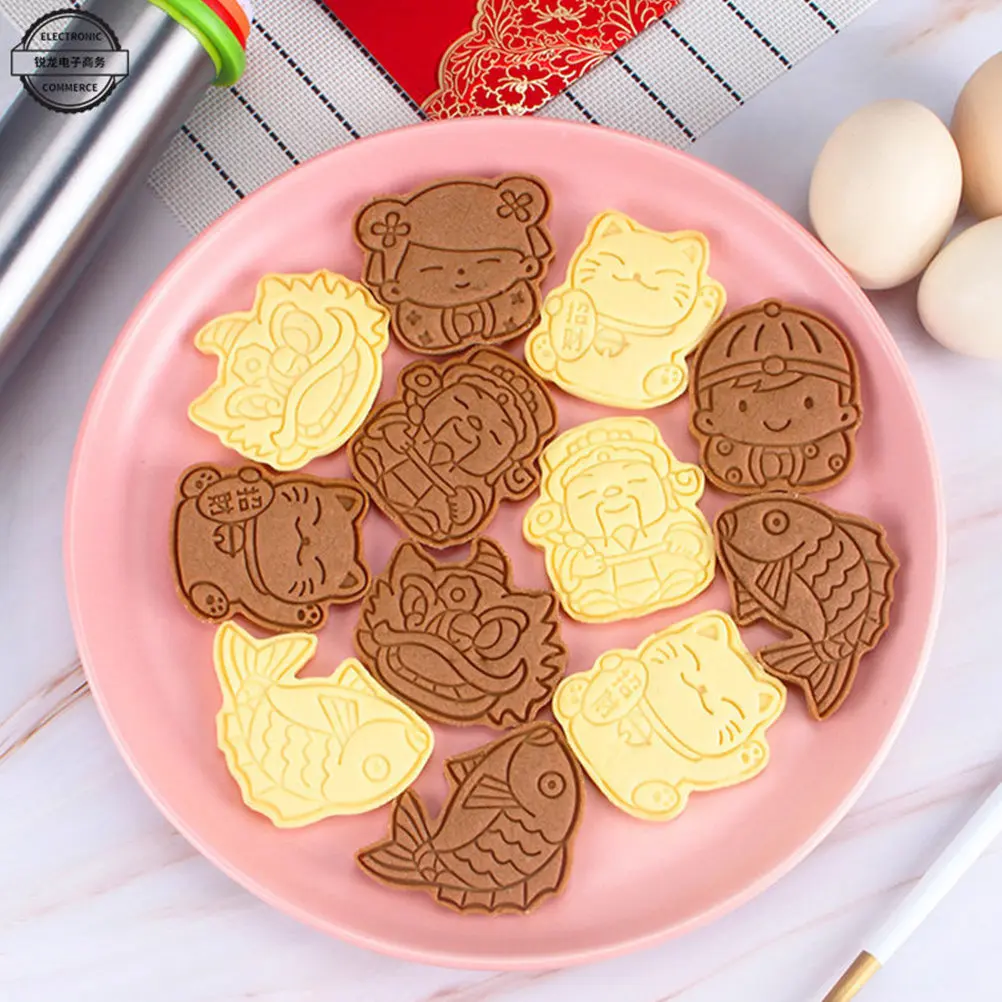 1Set Cookie Mold DIY Biscuits Molds New Year Theme Baking Tools Fondant Chocolate Cutter Baking Mold Biscuits Cutter
1Set Cookie Mold DIY Biscuits Molds New Year Theme Baking Tools Fondant Chocolate Cutter Baking Mold Biscuits Cutter