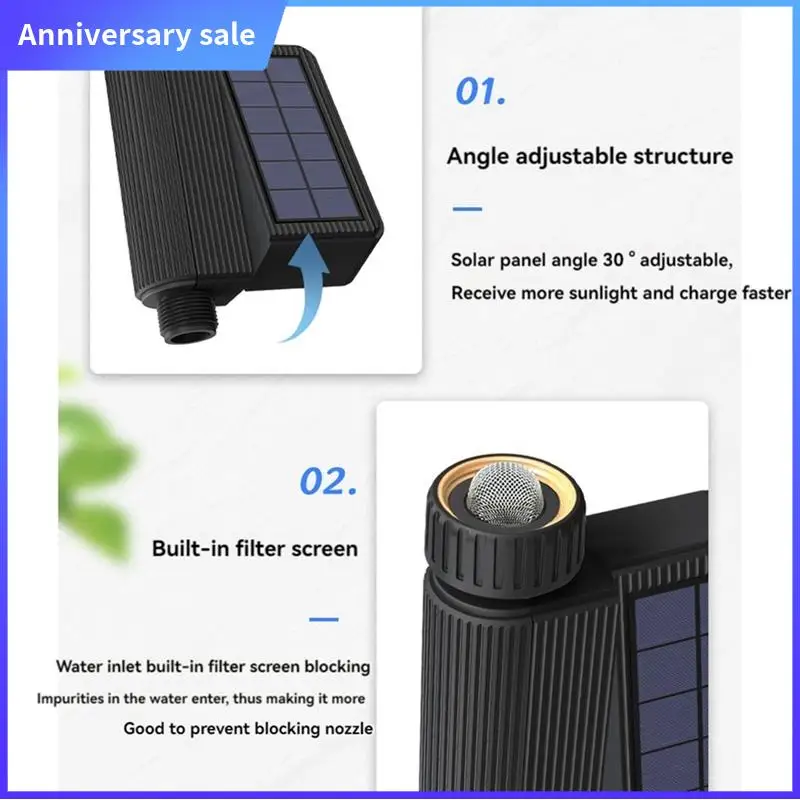 AD23-WIFI Solar Waterer Smart Garden Timing Sprinkler With Soil Temperature Humidity Sensor Automatic Flower Watering Tool
AD23-WIFI Solar Waterer Smart Garden Timing Sprinkler With Soil Temperature Humidity Sensor Automatic Flower Watering Tool