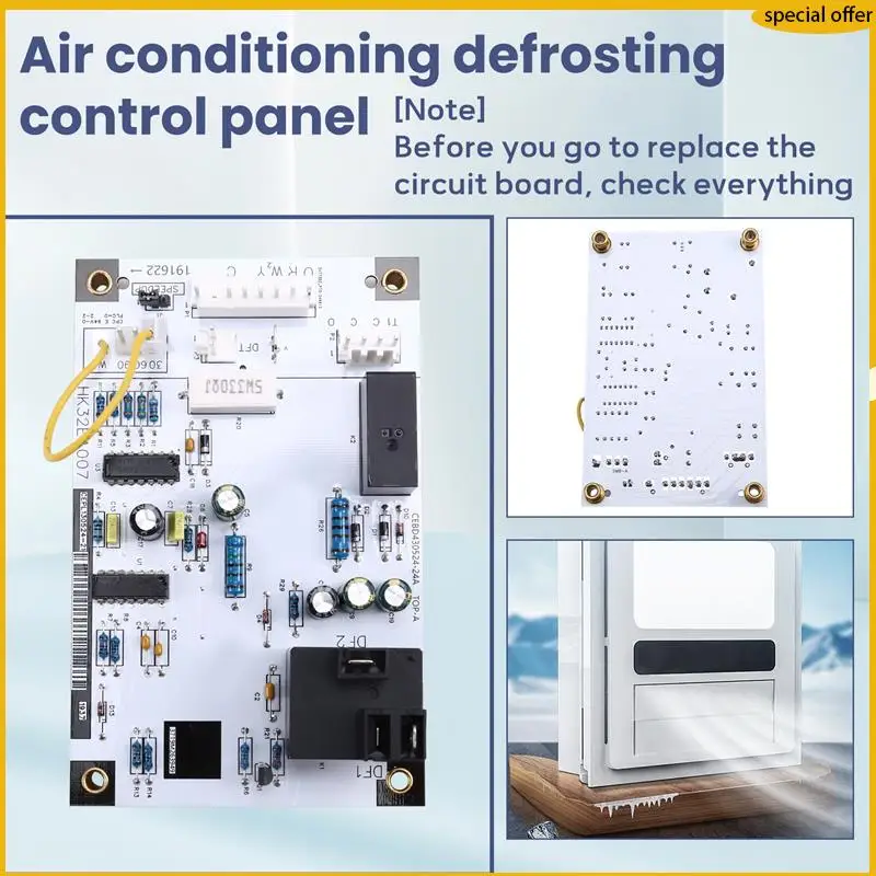 A50I HK32EA007 DEFROST CONTROL BOARD 213CEA036000BAAA PH13EAZ336000AAA Replaces HK32EA001 CEPL130524-01
A50I HK32EA007 DEFROST CONTROL BOARD 213CEA036000BAAA PH13EAZ336000AAA Replaces HK32EA001 CEPL130524-01