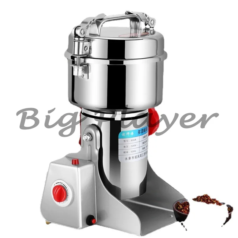 Stainless Steel Pulverizer, Chinese Herbal Medicine Pulverizer, Grain Mill 2500g 1000g
Stainless Steel Pulverizer, Chinese Herbal Medicine Pulverizer, Grain Mill 2500g 1000g