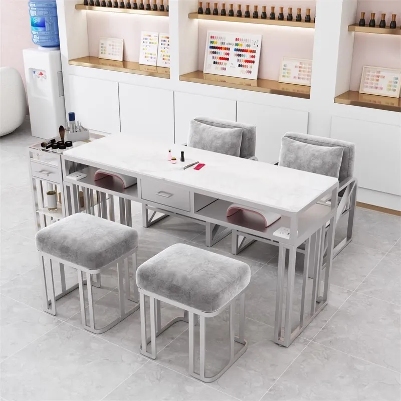 Modern Metal Legs Nail Table Professional Dust Collector Unique Simple Nail Table Italian Trendy Table Manucure Salon Furniture
Modern Metal Legs Nail Table Professional Dust Collector Unique Simple Nail Table Italian Trendy Table Manucure Salon Furniture