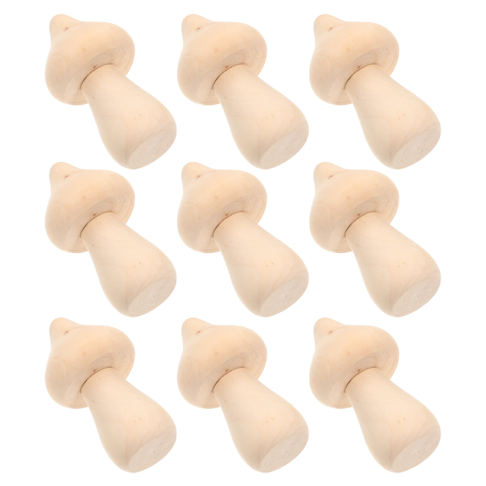 10 Pcs Wooden Mushroom Ornament Decor Simulation Ornaments Garden Kids Painting Toy Blank
10 Pcs Wooden Mushroom Ornament Decor Simulation Ornaments Garden Kids Painting Toy Blank