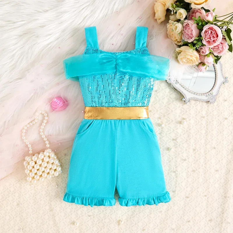 Baby Girls Strap Cotton Romper Toddler Sling Jumpsuit Princess Style Jasmine Cute Casual Loose Summer Clothes Princess Costume
Baby Girls Strap Cotton Romper Toddler Sling Jumpsuit Princess Style Jasmine Cute Casual Loose Summer Clothes Princess Costume