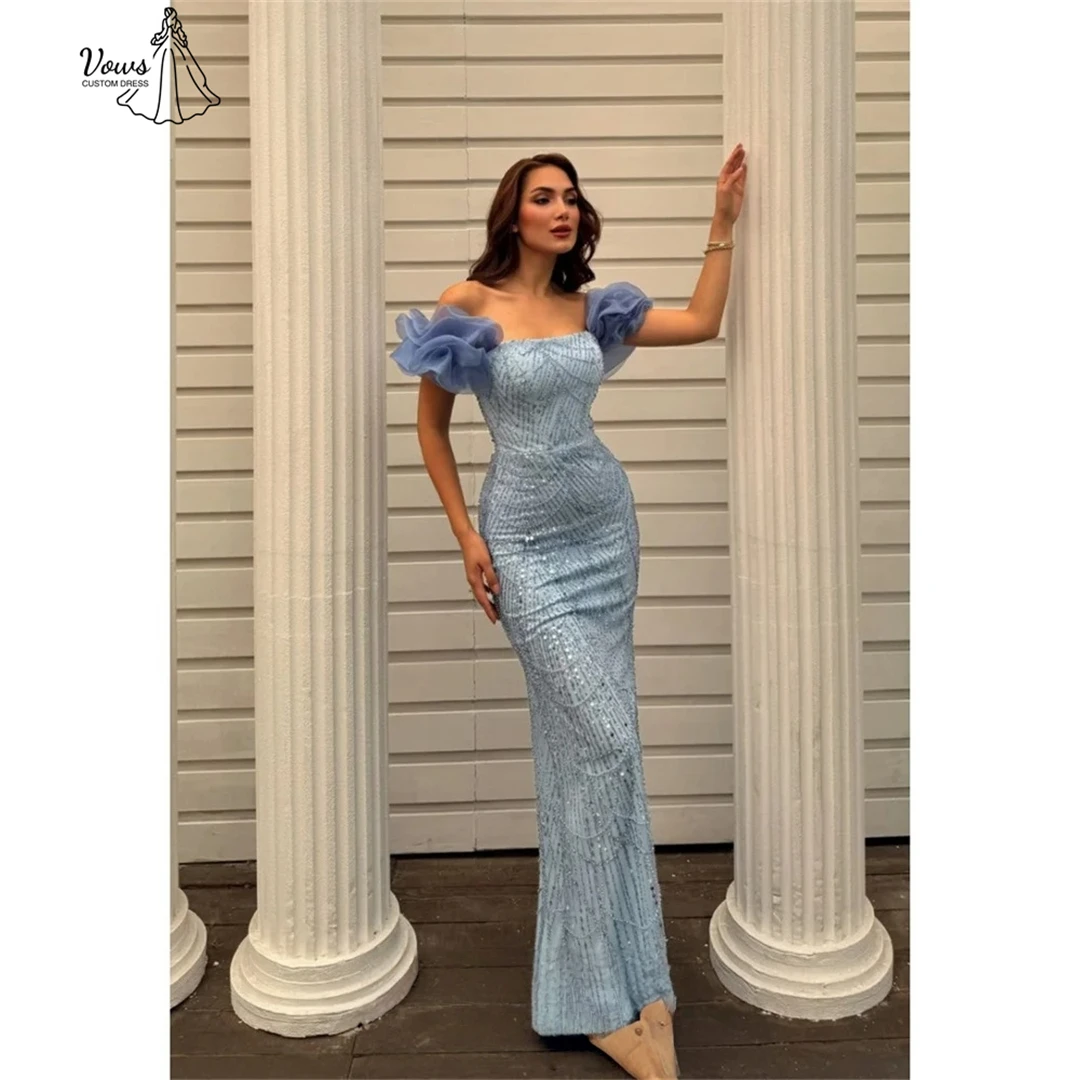 Vows Custom Made Black Dresses Woman Elegant Party Dresses 2025 Card Shoulder Evening Gown Fishtail Skirt Bead Embroidery Prom
Vows Custom Made Black Dresses Woman Elegant Party Dresses 2025 Card Shoulder Evening Gown Fishtail Skirt Bead Embroidery Prom