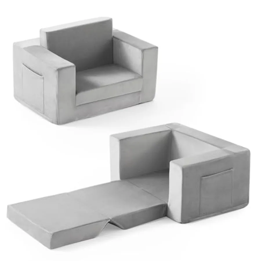 Couch, 2-in-1 Toddler Chir Comfy 1-3 Yers Old, Convertible Chir, Toddler Couch Sof, Kid Sof to Lounge Bed for Boys nd Girls Gif
Couch, 2-in-1 Toddler Chir Comfy 1-3 Yers Old, Convertible Chir, Toddler Couch Sof, Kid Sof to Lounge Bed for Boys nd Girls Gif