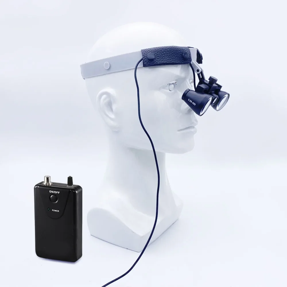 High Quality Surgical 2.5X 3.5X den-tal LED light binocular surgical magnifying glass All-in-one illuminating loupe
High Quality Surgical 2.5X 3.5X den-tal LED light binocular surgical magnifying glass All-in-one illuminating loupe