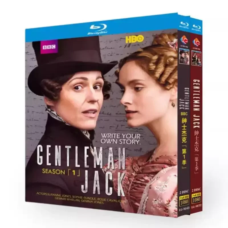 BD Blu-ray Disc BBC Gentleman Jack Seasons 1–2 British Drama 1080p DVD Box
BD Blu-ray Disc BBC Gentleman Jack Seasons 1–2 British Drama 1080p DVD Box