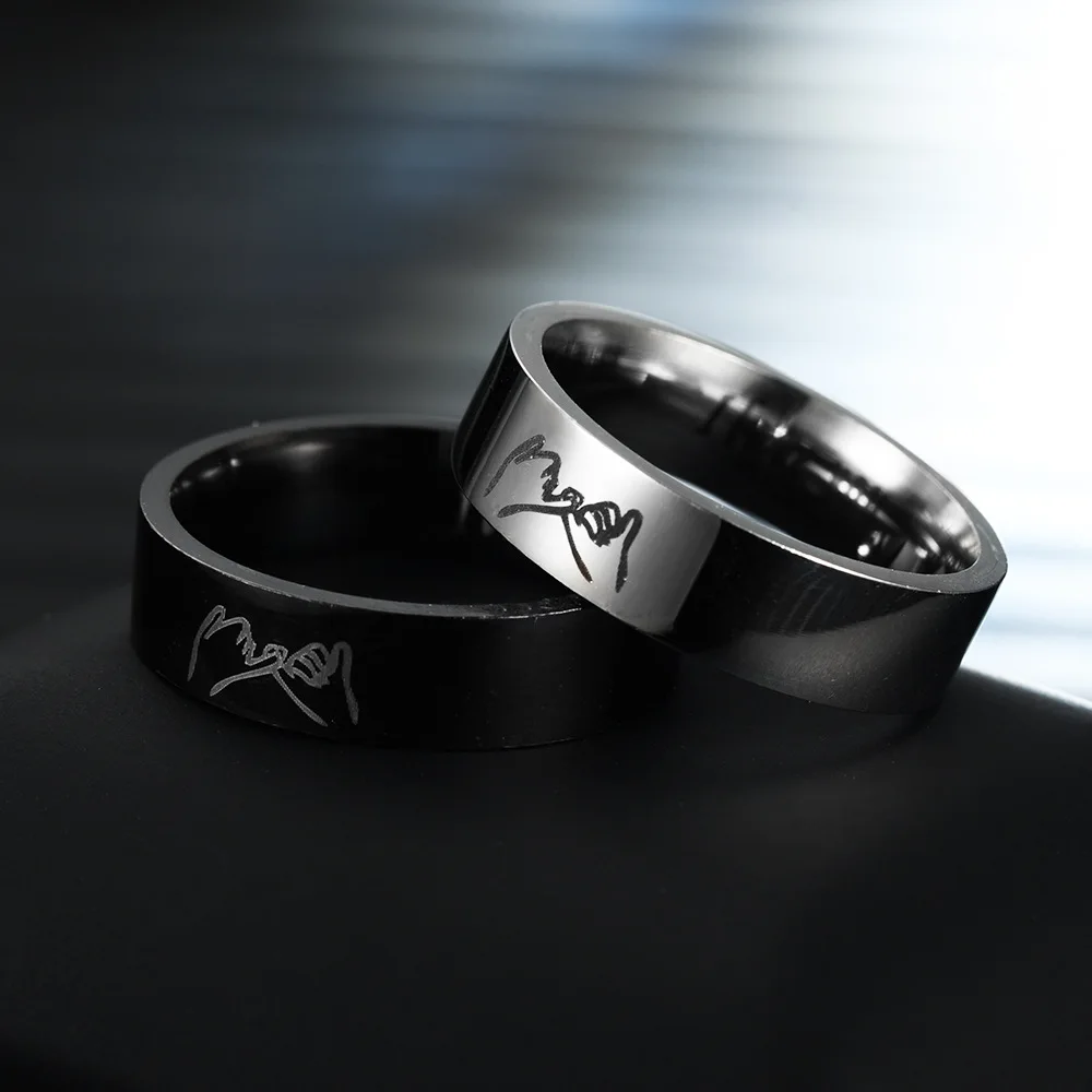 Couple Stainless Steel Rings - Men Women Lovers Promise Ring Fashion Jewelry for Wedding Engagement Birthday Gift
Couple Stainless Steel Rings - Men Women Lovers Promise Ring Fashion Jewelry for Wedding Engagement Birthday Gift