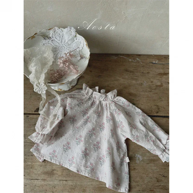 2025New Floral Baby Girl Toddler Cotton Soft Floral Lace Collar Doll Style Shirt 
2025New Floral Baby Girl Toddler Cotton Soft Floral Lace Collar Doll Style Shirt